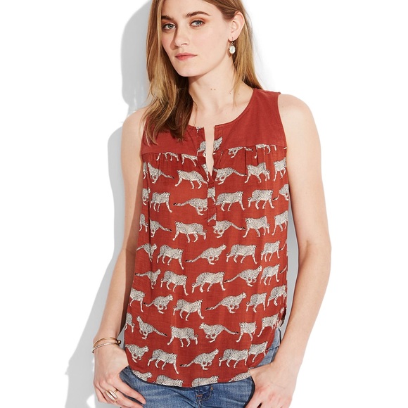 Lucky Brand Tops - Lucky Brand Animal Print Tank